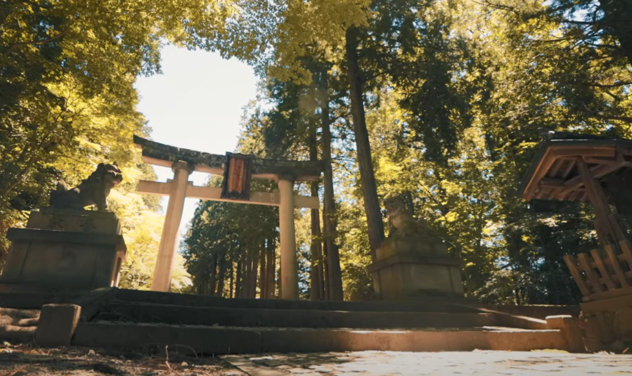 この落ち着いた日本らしい夏の背景は、日枝神社からお届けしています。日枝神社はとても大きいんです。あそこにある鳥居を見てください。このレンズはとても広いので、もう少し近づいてみないとその大きさがわかりません。UP WE GO!!!!!
春の高山祭はこの神社のお祭りなんです。